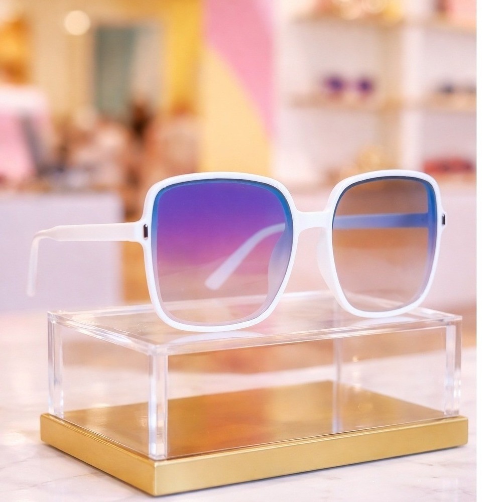 Sunglasses Women Cream Aesthetic Shades UV Protection For women